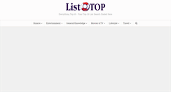 Desktop Screenshot of listotop.com